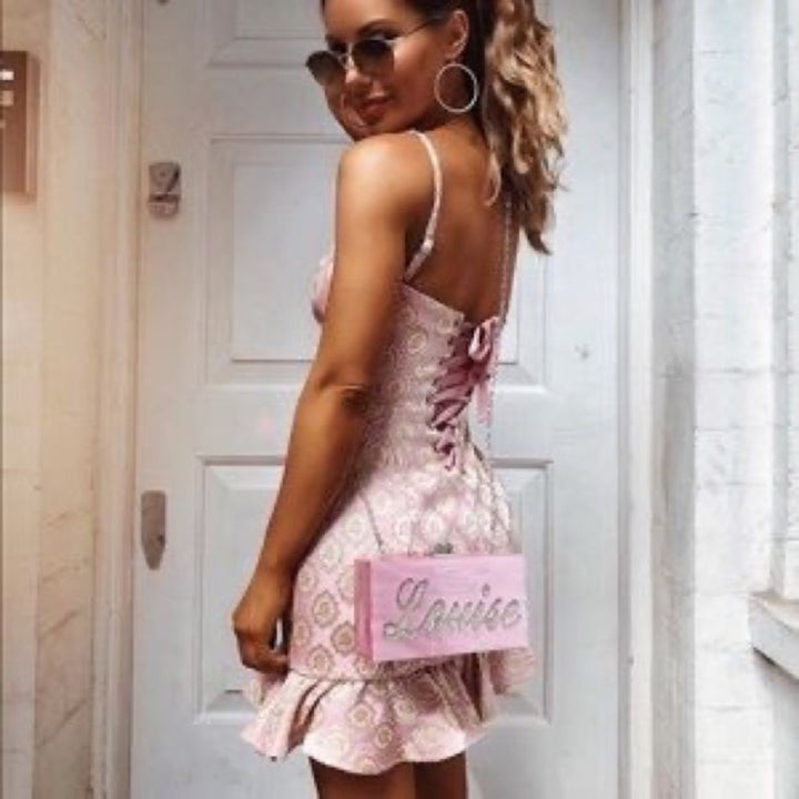 LPA Double Knot Mini Dress Size L