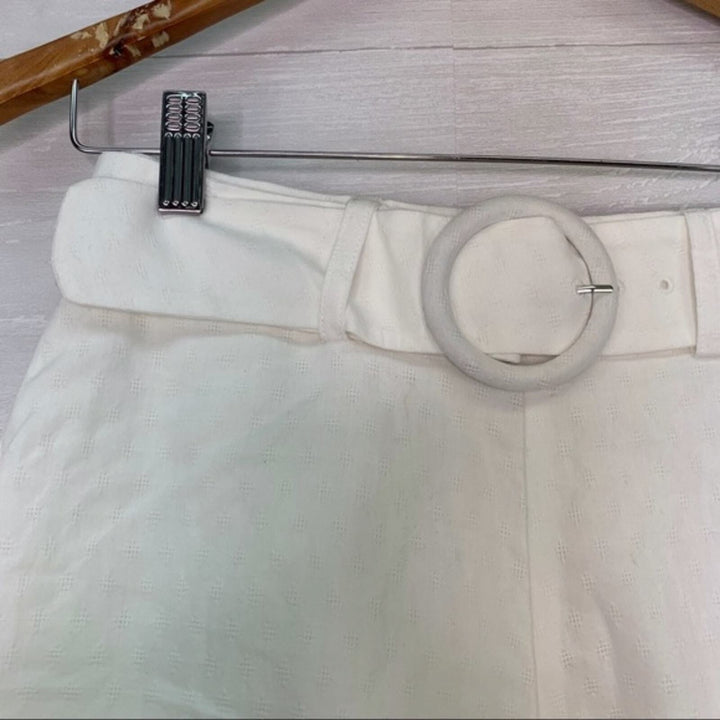 Capulet Natasha Belted Shorts White Size S