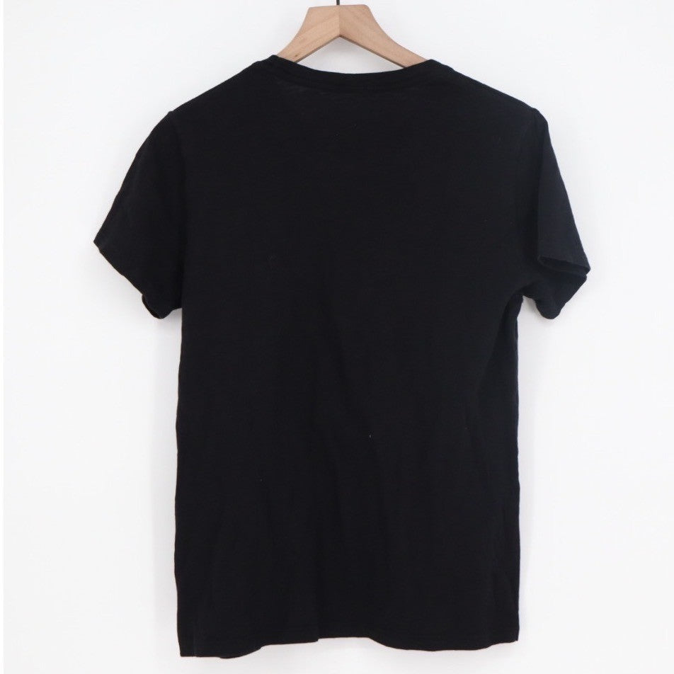 American Giant Black Crew Neck T Shirt Made in USA Size Large Mens Womens