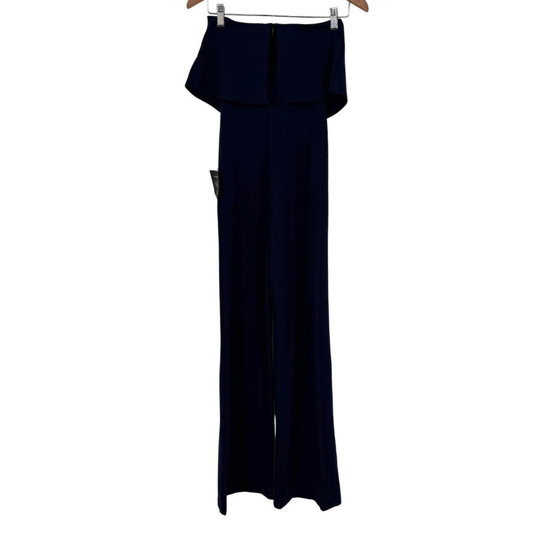 Lulus Power Of Love Navy Blue Strapless Jumpsuit Size XS