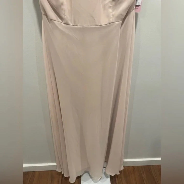 After Six High Neck Halter Backless Maxi Dress Size 8