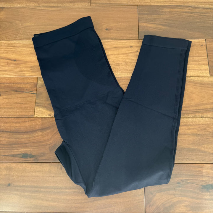 Shapermint Empetua High Waisted Shaping Leggings Women 2XL Blue Stretch Seamless