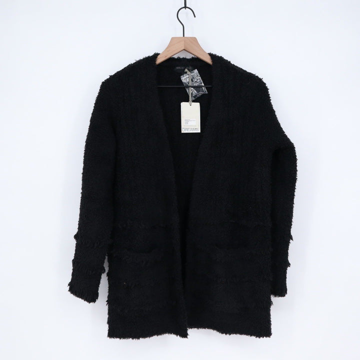 Barefoot Dreams CozyChic Boardwalk Cardigan Black XS Cozy Knit
