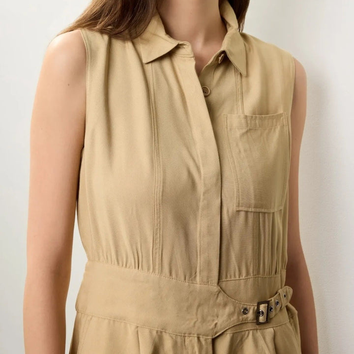 Jason Wu X RTR Tan Belted Romper Size 2