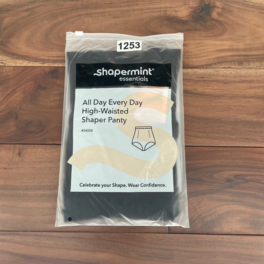 Shapermint Essentials All Day Every Day High Waisted Shaper Panty Black XL