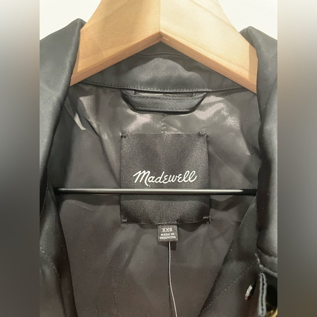 Madewell Double-Faced Satin Safari Jacket Size XXS