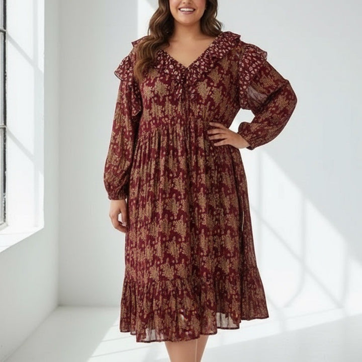 Asos Curve Maxi Dress Womens 26 Multicolor Metallic Gathered Waist Front Slit