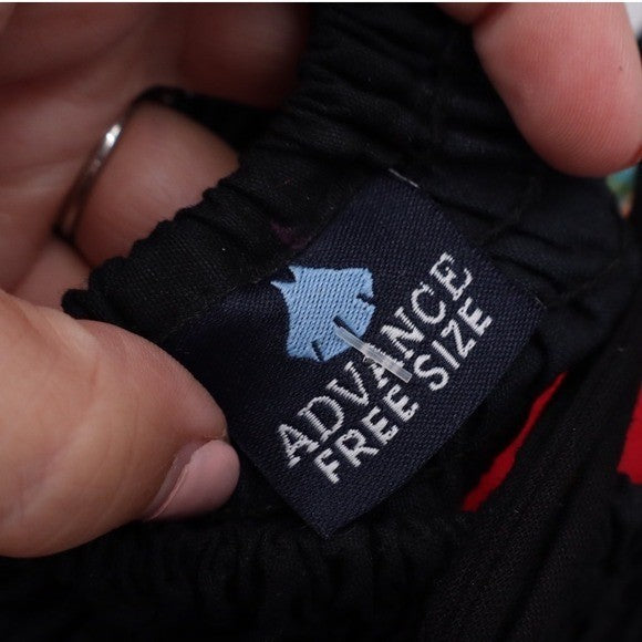 Advance Red Paisley Halter Dress Free Size Boho Festival Beach Vacation