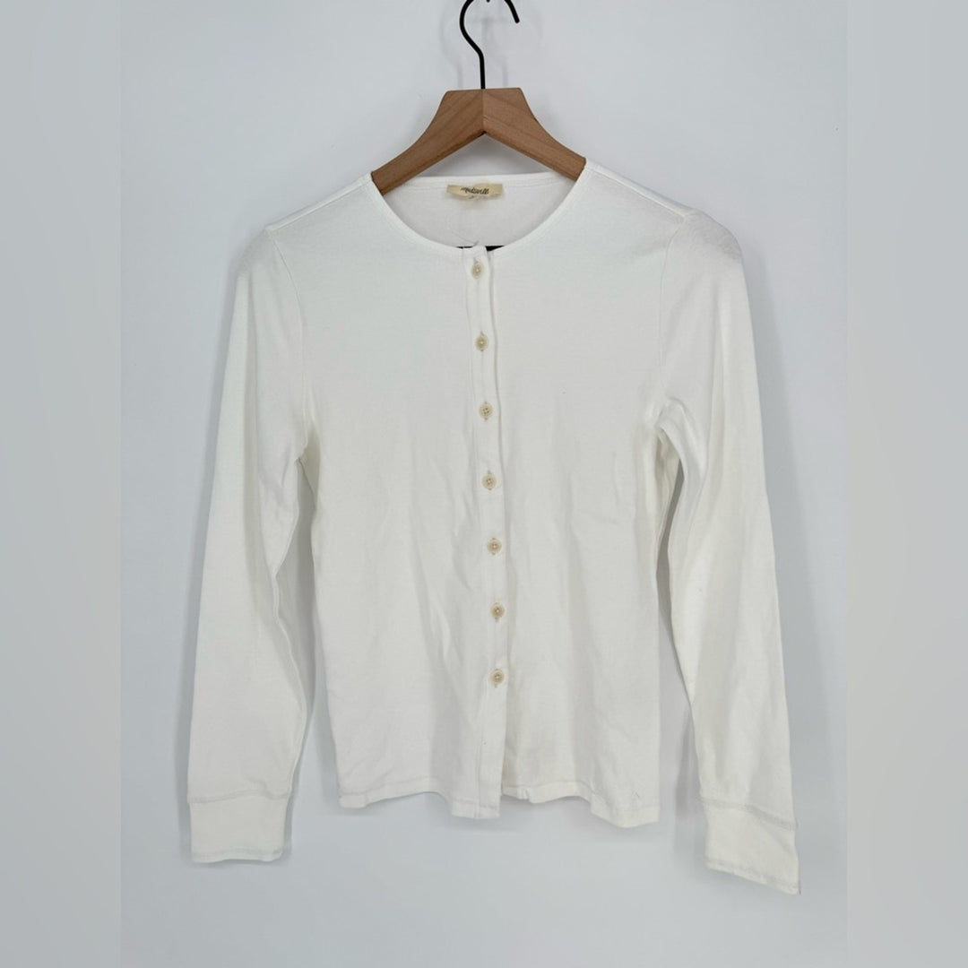 Madewell Button-Front Cardigan Size S