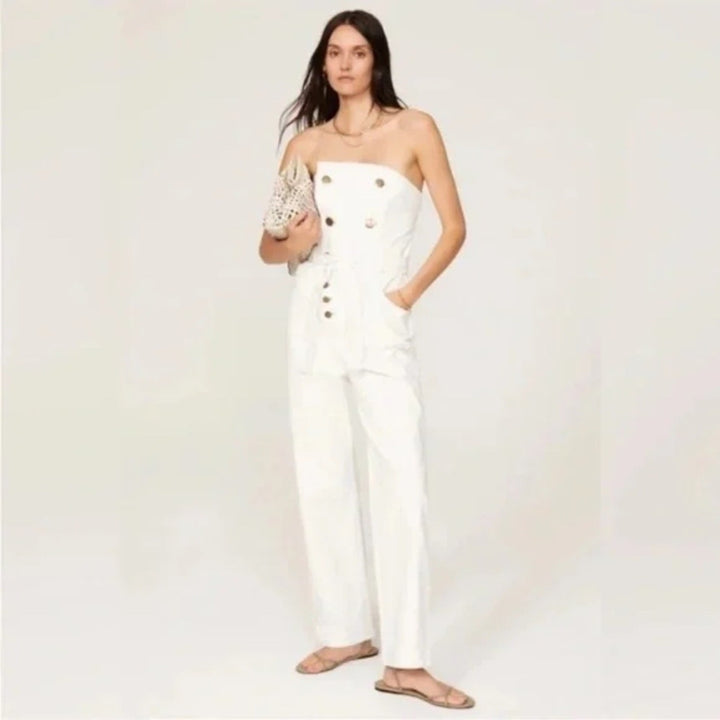 Marissa Webb X RTR Strapless Jumpsuit Size 10