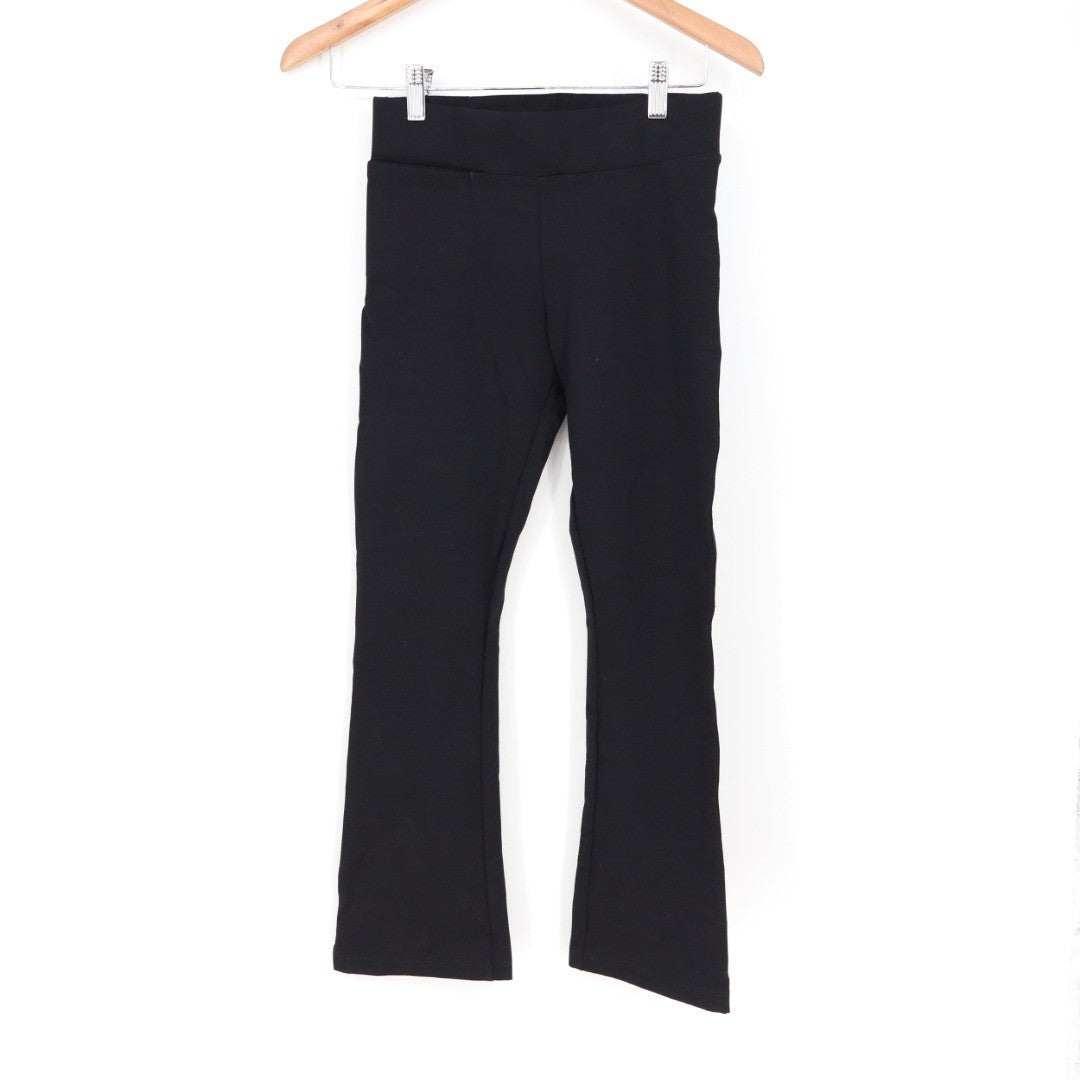 American Giant Black Flared Leggings Pants Women's Size 0