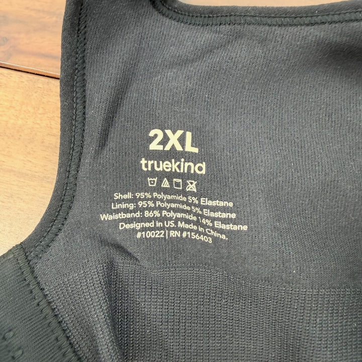 Truekind Daily Comfort Wirefree Shaper Bra Black 2XL