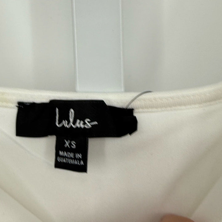 Lulus Always Admired White Sleeveless Mini Dress Size XS