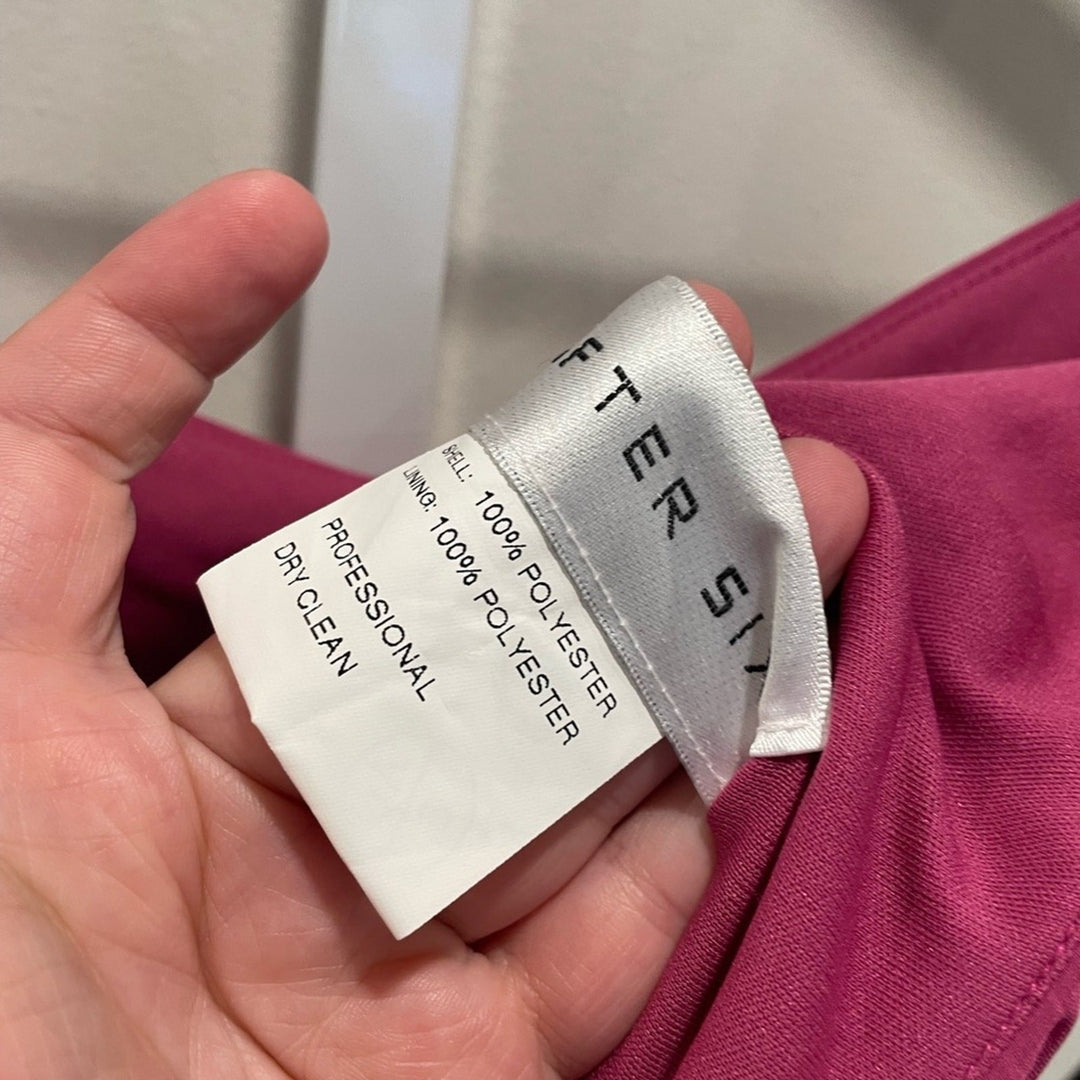 After Six Contoured Wide Strap Sweetheart Maxi Dress Size 4