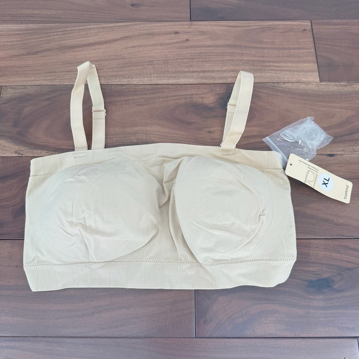 truekind Convertible Strapless Bandeau Bra Beige XL