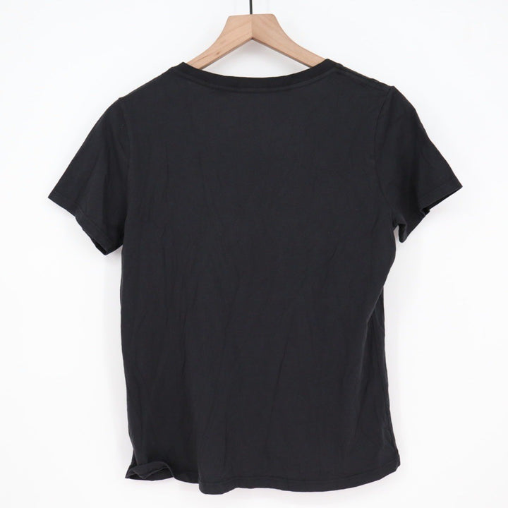 American Giant Classic V Neck T Shirt Black Made in USA Size Small