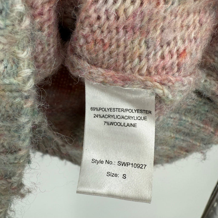 Elan Ombre Tie Dye Knit Cardigan Sweater Size S