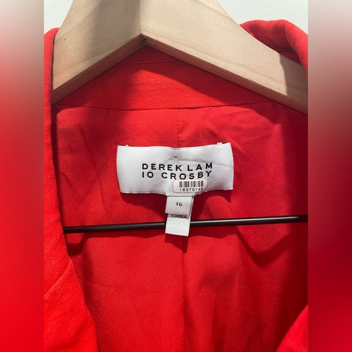 Derek Lam 10 Crosby Noah Single Breasted Jacket Size 16