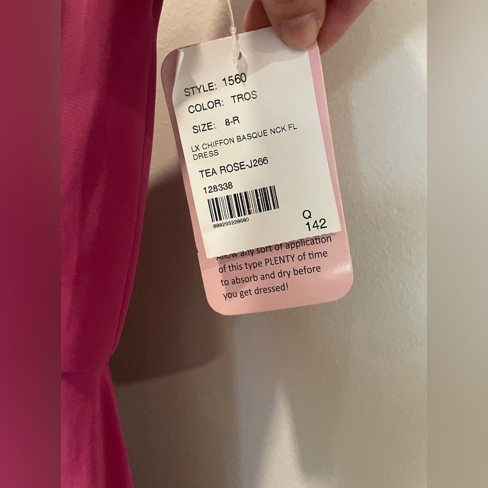 After Six Off-The-Shoulder Basque Neck Maxi Dress Size 8