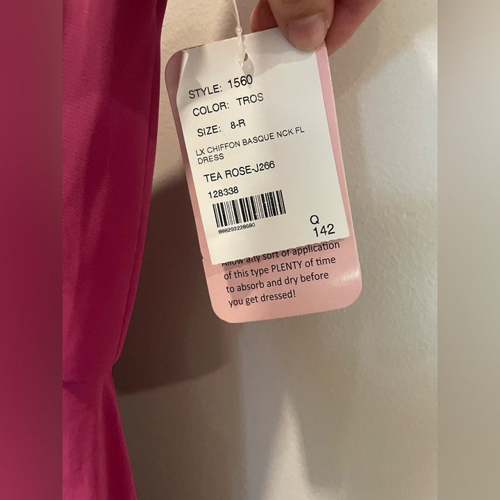 After Six Off-The-Shoulder Basque Neck Maxi Dress Size 8