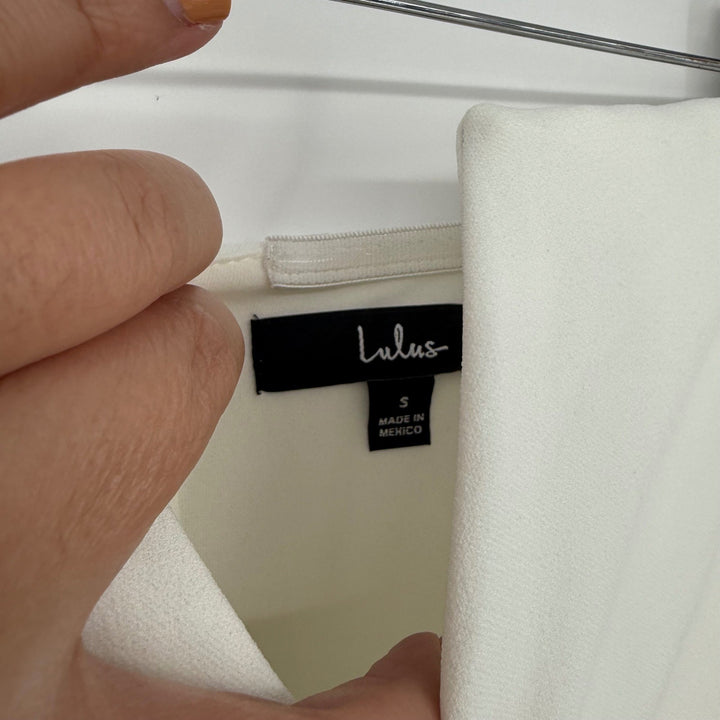 Lulus Power of Love White Strapless Jumpsuit Size S