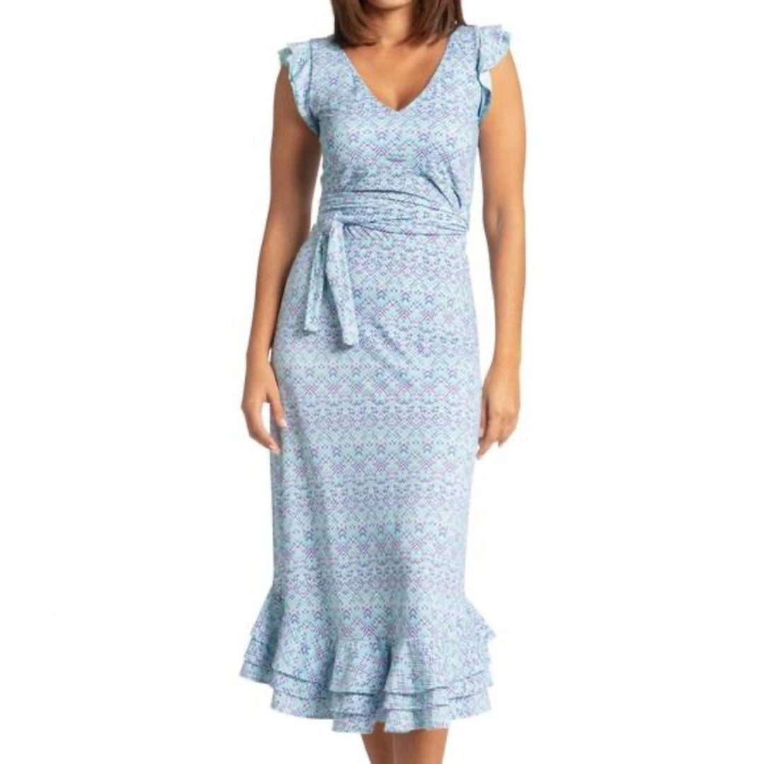 Cabana Life Crop Top With Tie Size M