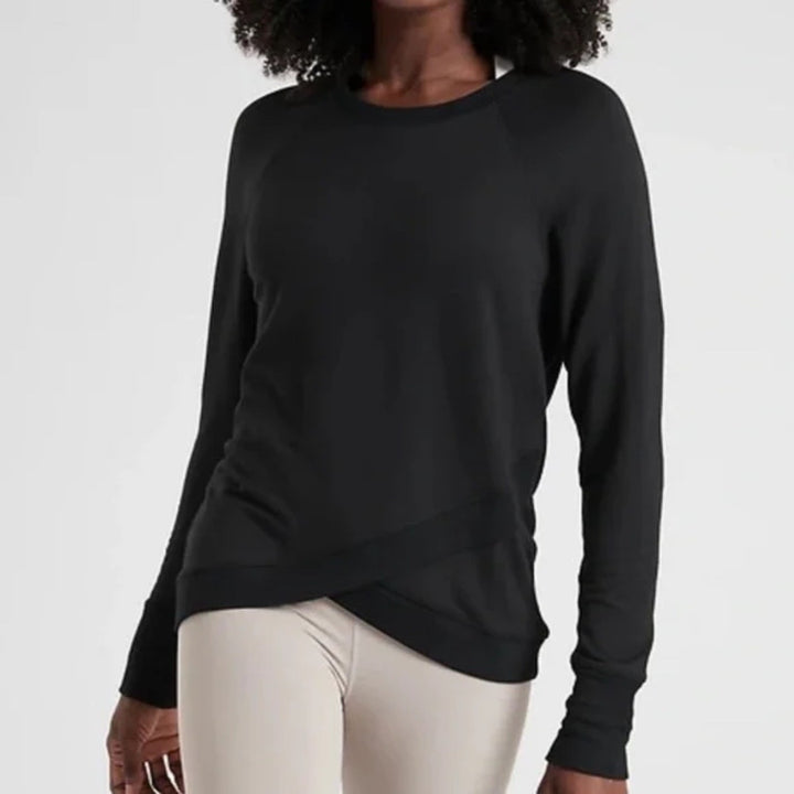 Athleta Criss Cross Sweatshirt Size XXS
