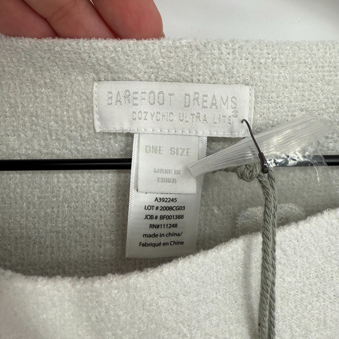 Barefoot Dreams CozyChic Ultra Lite Ocean Breeze Poncho Multi Stripe