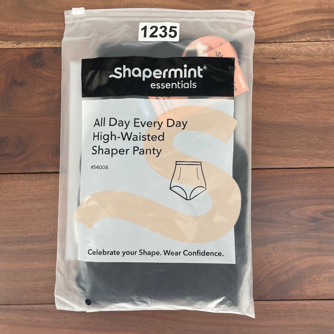 Shapermint Essentials All Day Every Day High Waisted Shaper Panty Black XL/2XL
