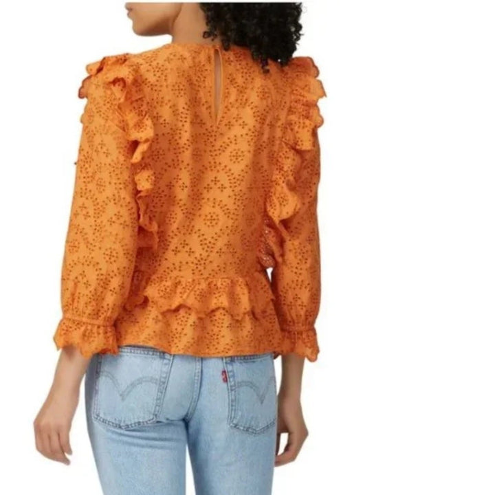 The Great Eyelet Flutter Top Size 0