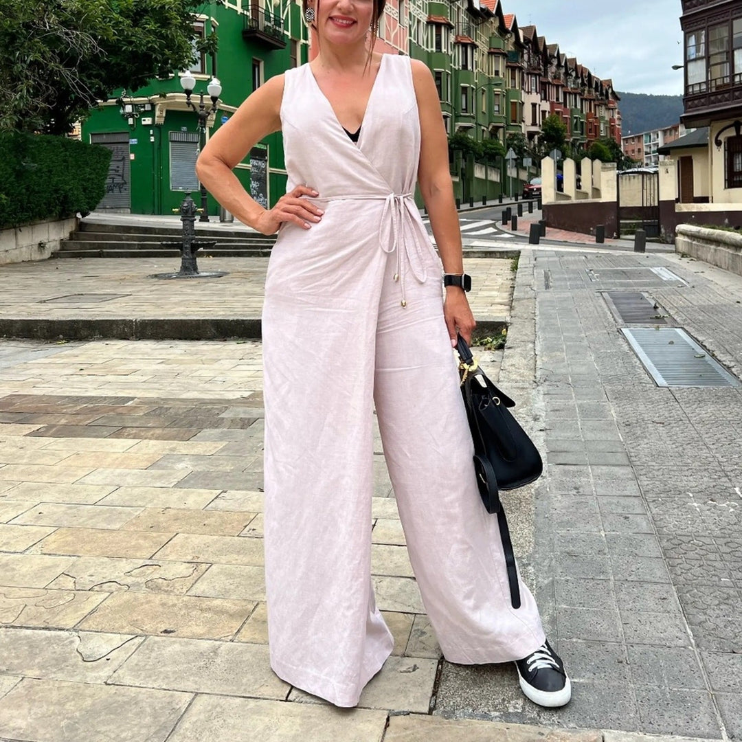 Rosetta Getty X RTR Oatmeal Apron Jumpsuit Size 6