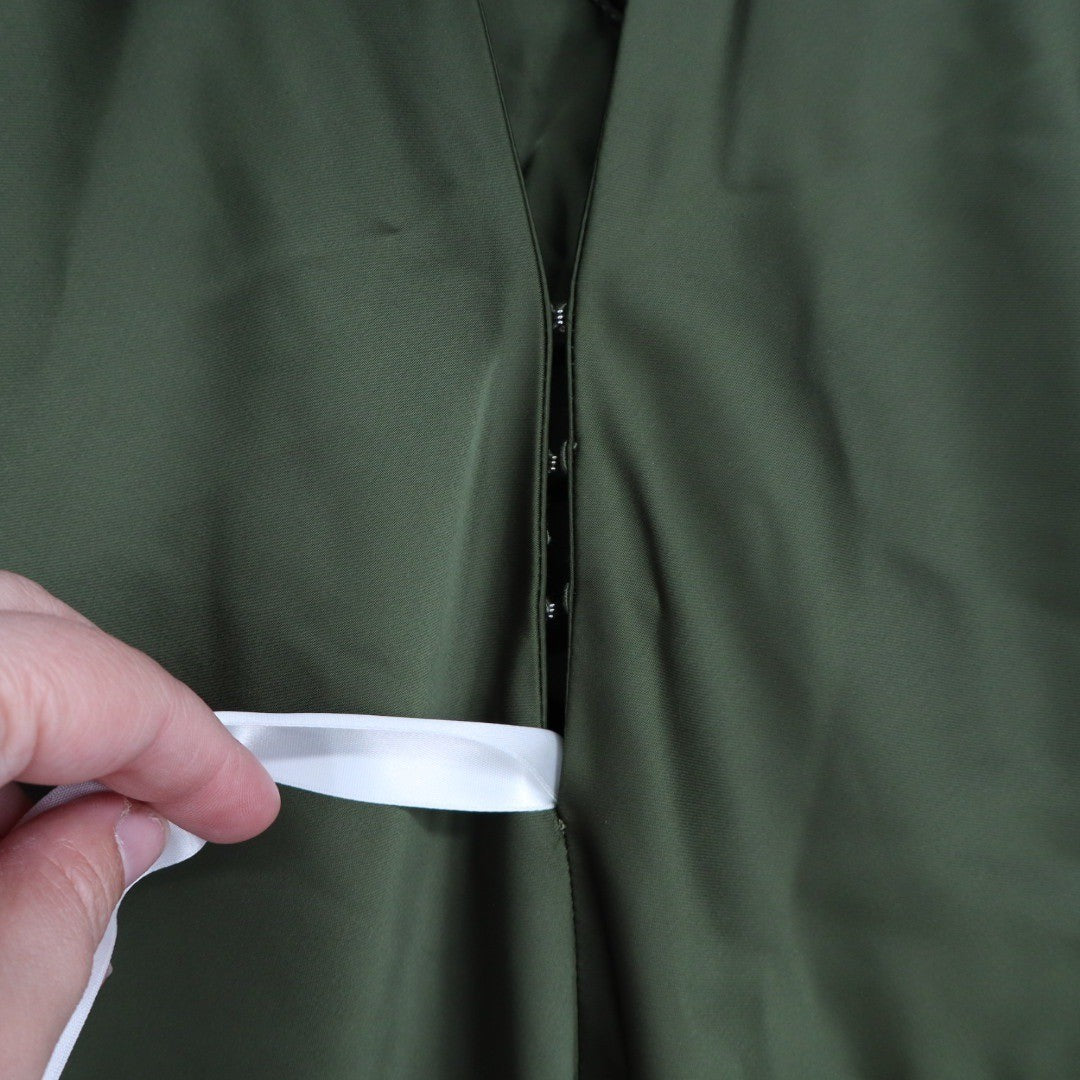 After Six Pleated Halter Bias Satin Maxi Dress With Bow Self-Tie Back Size L