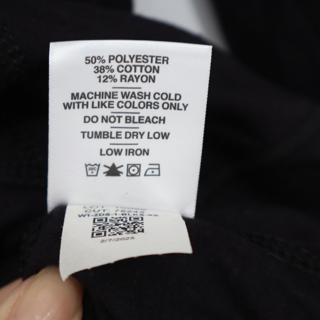 American Giant Black Full Zip Hoodie Sweatshirt Made in USA Size XS