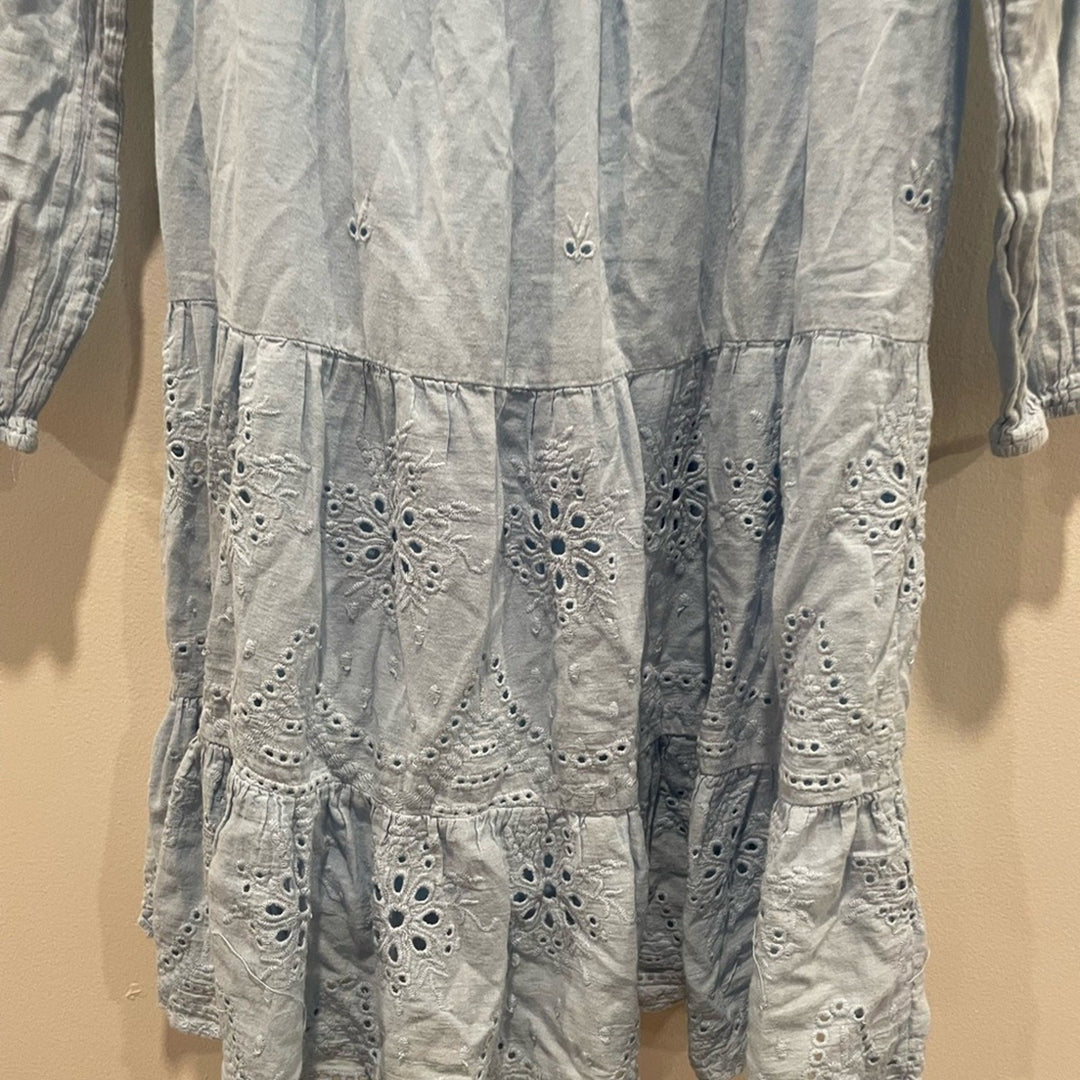 Area Stars Eyelet Trim Dress Size S