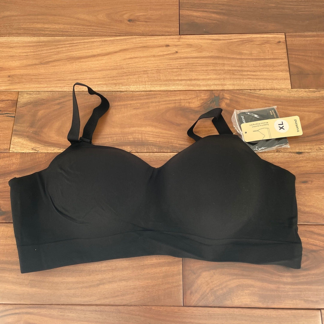 Shapermint Essentials Black Full Coverage Comfort Wireless Bra XL