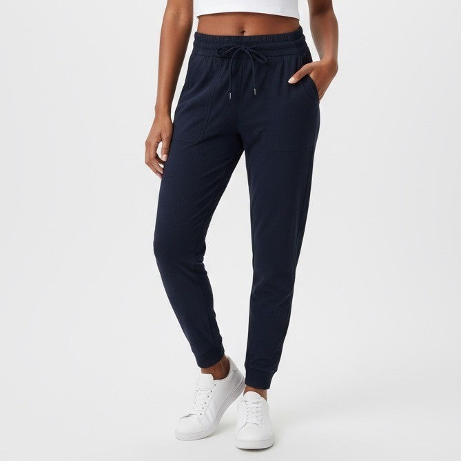 Lululemon Align High Rise Pant Ribbed Navy Blue Size 4 Jogger Athleisure