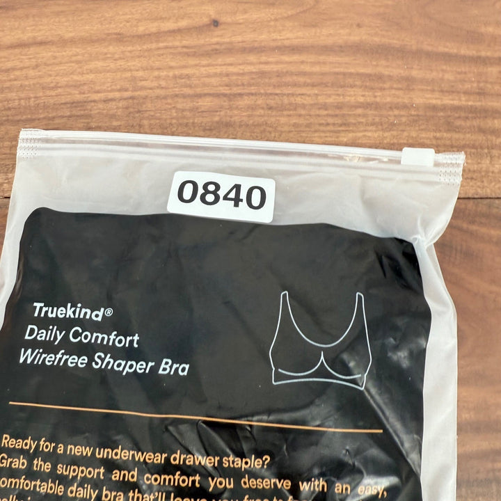 Truekind Daily Comfort Wirefree Shaper Bra Black Size L
