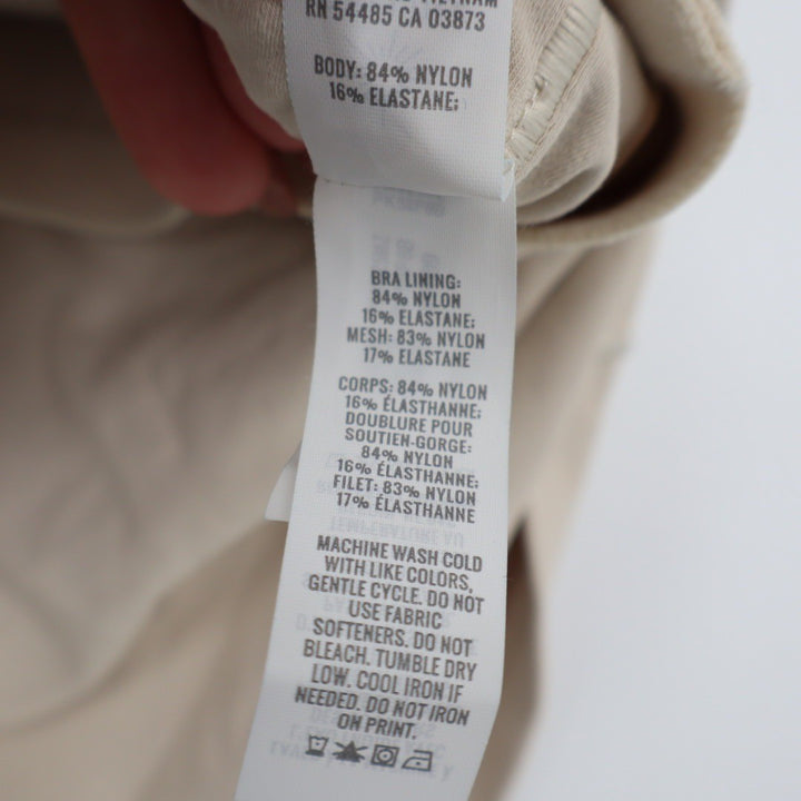 Aerie OFFLINE by Aerie Tank Top Beige V-Neck Sleeveless Athleisure XL