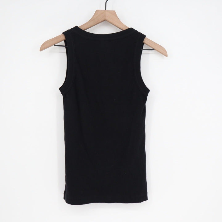 American Giant Classic Tank Top Black Ribbed Racerback Size M