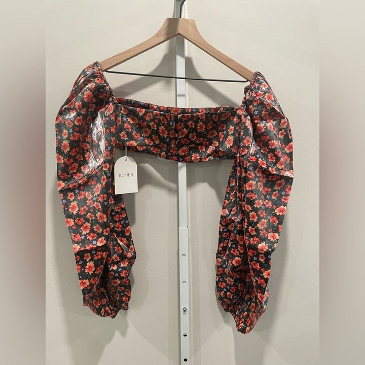 Rumer Soraya Crop Top Black Size M