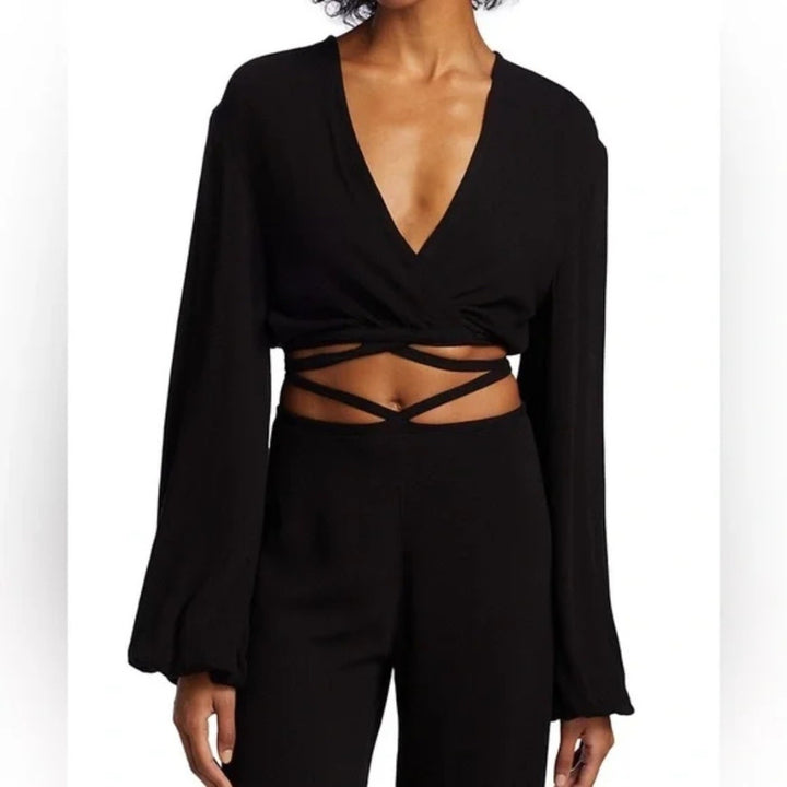 Rumer Kenya Wrap Top Size L