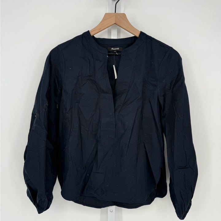 Madewell V-Neck Long-Sleeve Top Size S