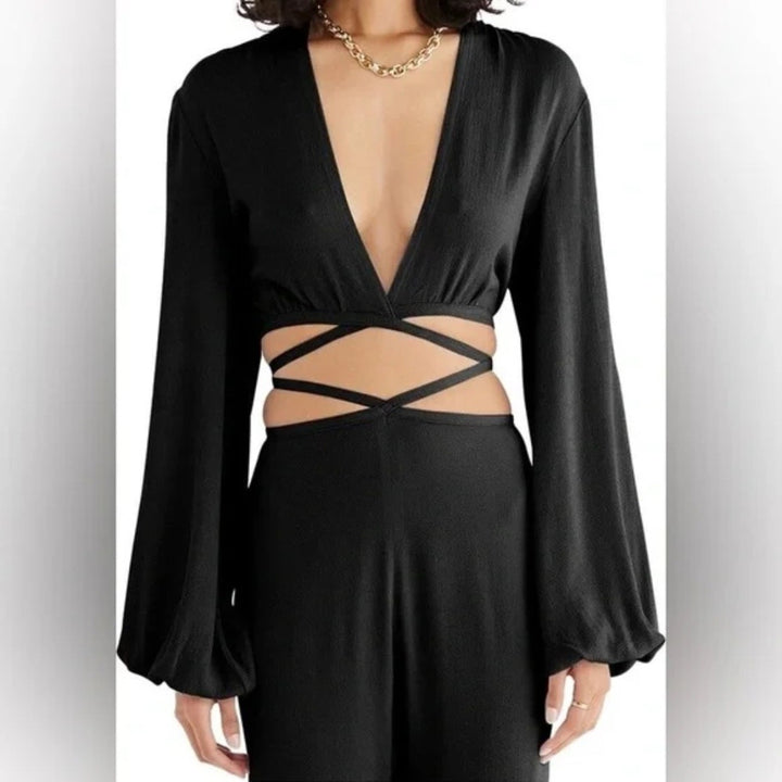 Rumer Kenya Wrap Top Size L