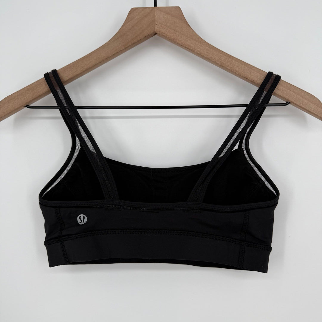 Lululemon Black Sports Bra Size 4