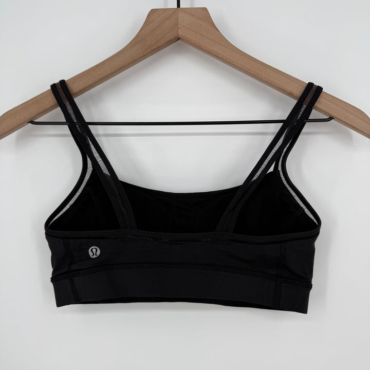 Lululemon Black Sports Bra Size 4