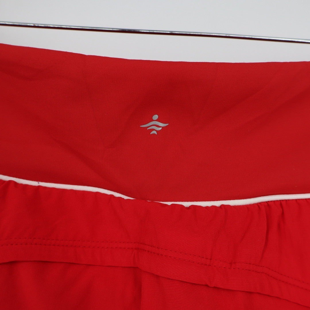 Halara Athleisure Red Double Layer Running Shorts Athletic Shorts L