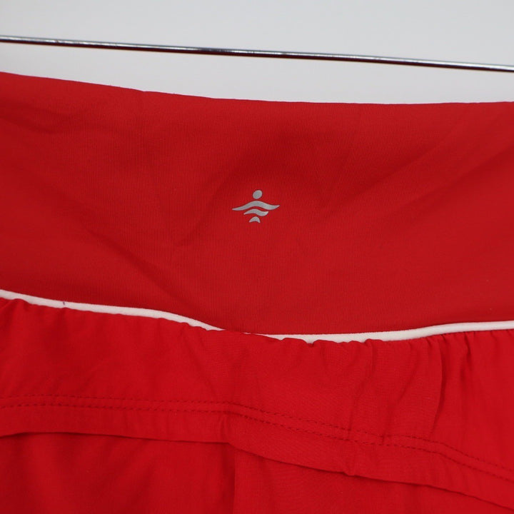 Halara Athleisure Red Double Layer Running Shorts Athletic Shorts L