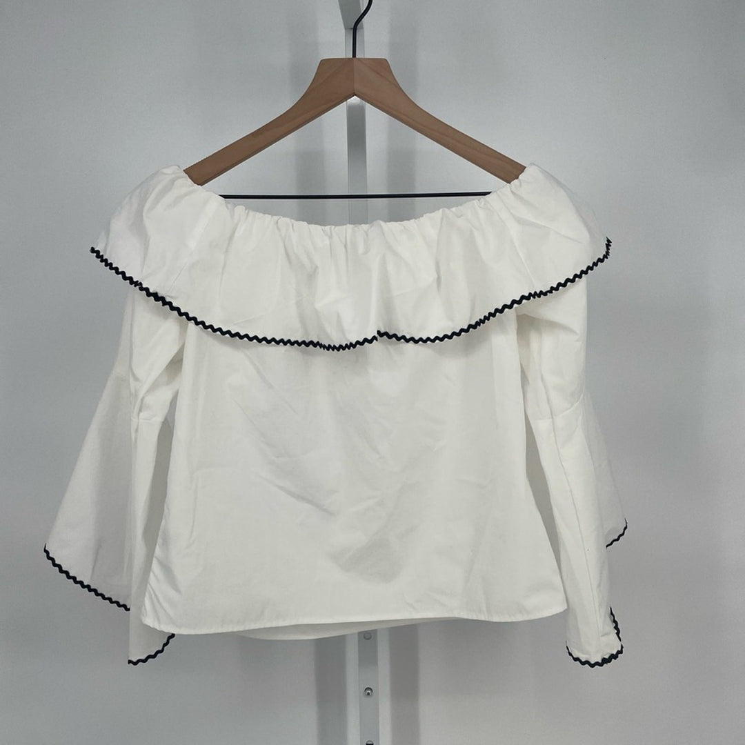 Lumiere Ruffle Off The Shoulder Top Size S
