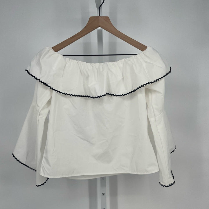 Lumiere Ruffle Off The Shoulder Top Size S