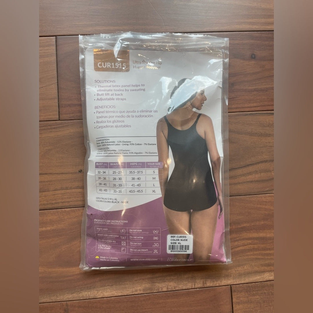 Curveez Bodysuit Hip Hugger Ultra Shaping Size XL